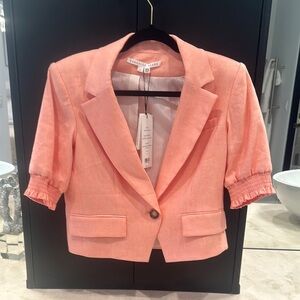 Apricot peach Classic Blazers & Suit Jackets